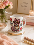 Kinda Boujee, Kinda Broke Puppy mug